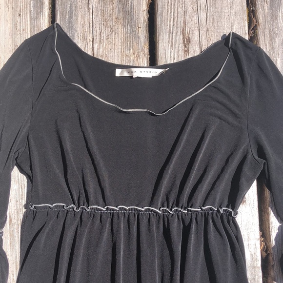 French boho chic LBD little black dress - Picture 3 of 10